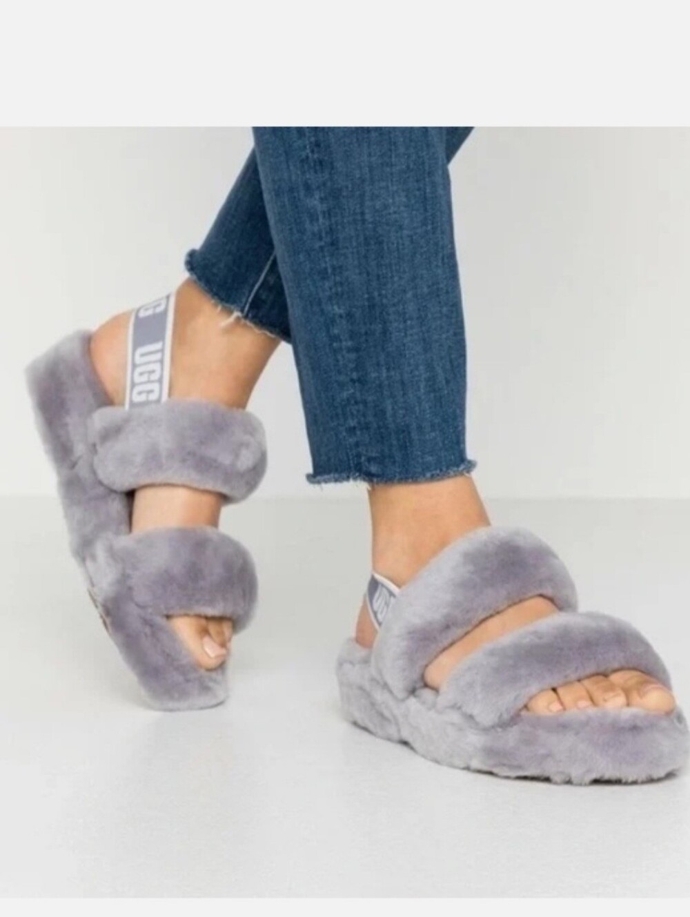 UGG Oh Yeah Slingback Indoor-Outdoor Slipper, Size 5/6?